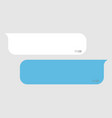 social network chat bubble vector image vector image