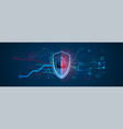 technological abstract background on the topic vector image
