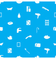 bathroom icons pattern eps10 vector image