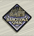 logo for barcelona vector image vector image