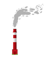 smoking chimney vector image