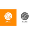 cooking cuisine logo icon and label for design vector image
