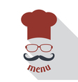 hipster chef vector image