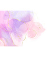 purple rose and lavender liquid marble background vector image