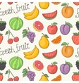 fresh fruit pattern vector image