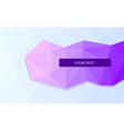 abstract polygon background vector image