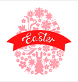 easter ribbon vector image vector image