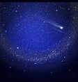 starry sky background vector image vector image