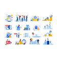 flat design people vector image