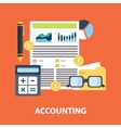 successful financial business plan report vector image
