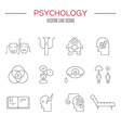 counseling icon collection vector image