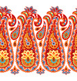indian ethnic seamless pattern with paisley vector image