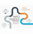 infographic design template with place for your vector image vector image