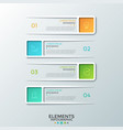 modern infographic template vector image