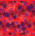 random seamless sea urchin pattern purple ocean vector image vector image