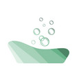 baby bathtube icon vector image