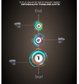 infograph template with multiple choices vector image