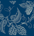 abstract natural hand drawn seamless pattern vector image