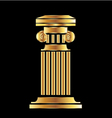 gold column vector image