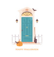 happy halloween night party vector image vector image