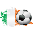 ivory coast soccer grunge vector image vector image