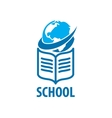 logo school vector image