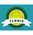 tennis design vector image vector image