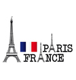 eiffel tower vector image