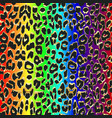 leopard background seamless pattern vector image