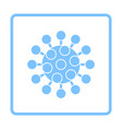 coronavirus molecule icon vector image
