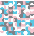 geometric seamless pattern design with circles vector image vector image