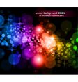 rainbow lights background vector image
