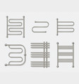 towel heaters steel electric hangers from vector image vector image