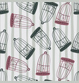 hand drawn vintage seamless pattern with random vector image