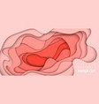 background with pastel coral trend color paper vector image vector image