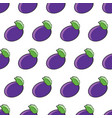seamless plum pattern vector image vector image
