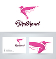 bird brand vector image