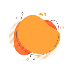 Liquid text box quote speech bubble flowing Vector Image