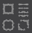 vintage design elements vector image