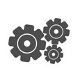 gear icon template vector image