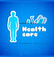 health care concept vector image vector image