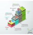 modern infographic option banner vector image