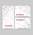 set of abstract memphis style retro vector image