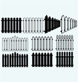 wooden fence vector image