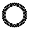 circle pattern for round frame vector image vector image