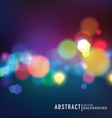 blurred lights vector image vector image
