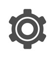 gear icon template vector image