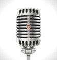 old microphone vector image