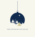 ornate merry christmas greeting cards trendy vector image