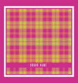 silk checkered scarf pattern vector image vector image